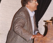 John Mentis, Crystal Cruise pianist played at Jim J's jukebox - Beverly Hills library